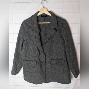 Talbots grey wool coat